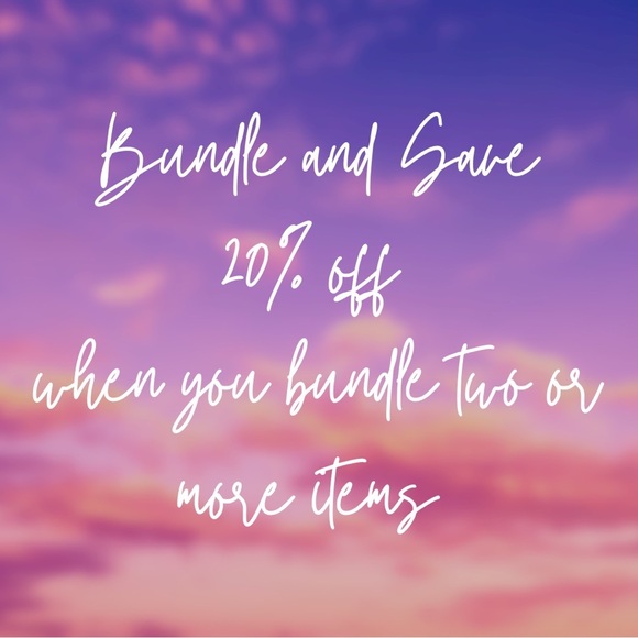 Other - Save 20% when you bundle any two or more items.